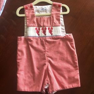 Precious Smocked Crawfish One Piece